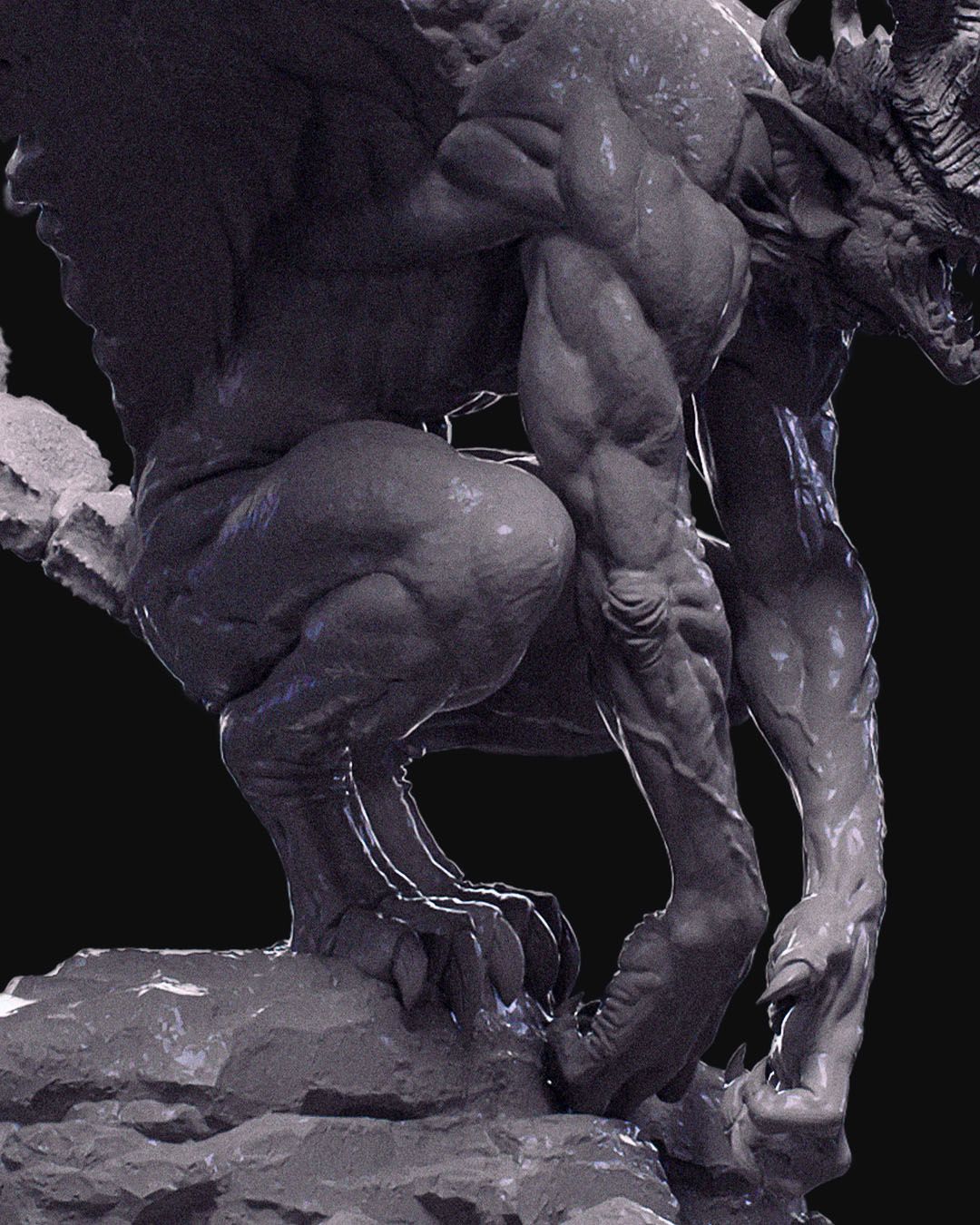 Winged Demon | Medium (1in base) | 5e