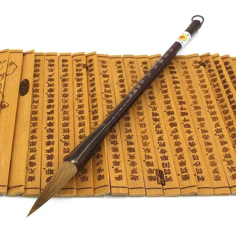 Wolf Hao Large And Small Block Steel Rod Brush Longfeng Painting And Calligraphy Set