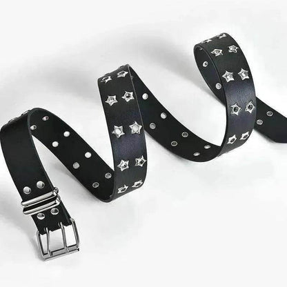 Women's Fashion Stars Decorative Double row Belt
