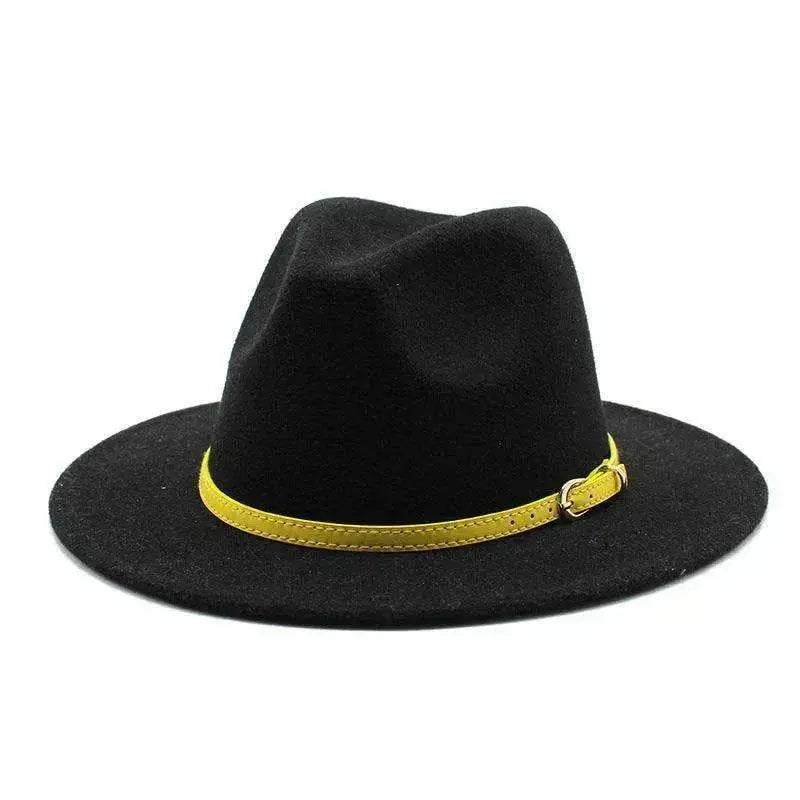 Women's Woolen Big Brimmed Jazz Felt Style Hat