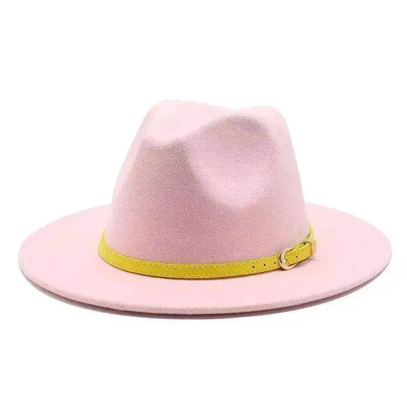 Women's Woolen Big Brimmed Jazz Felt Style Hat