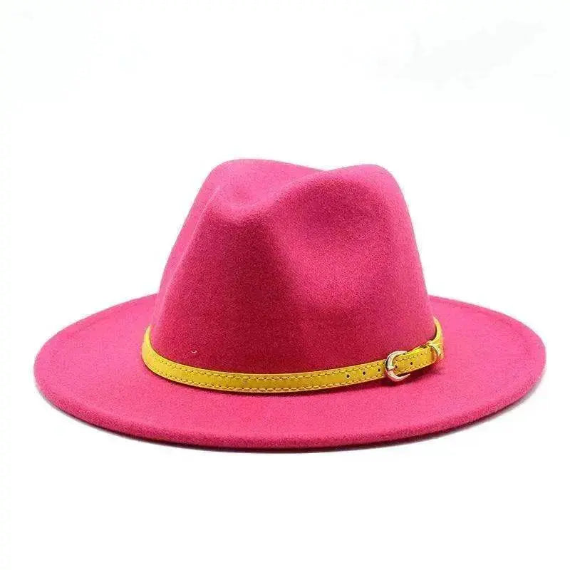 Women's Woolen Big Brimmed Jazz Felt Style Hat