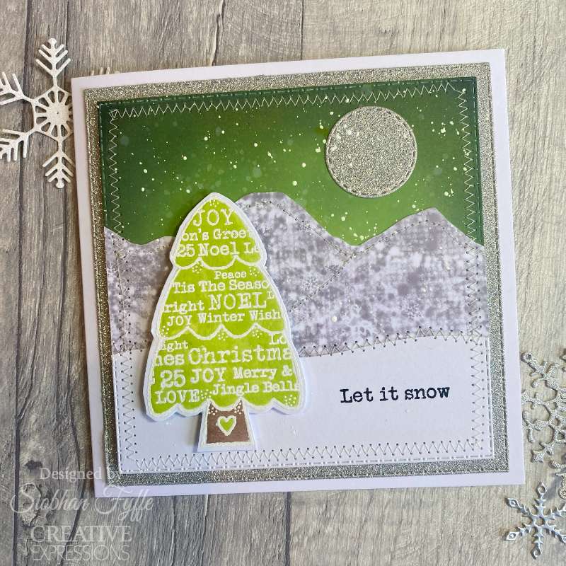 Woodware Clear Singles Lot de 3 tampons « Tree Wishes », 7,6 x 10,2 cm