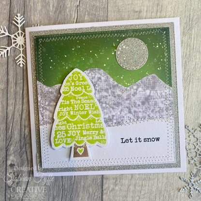 Woodware Clear Singles Lot de 3 tampons « Tree Wishes », 7,6 x 10,2 cm