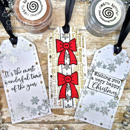 Woodware Clear Singles Christmas Borders 4 in x 6 in Stamp Set