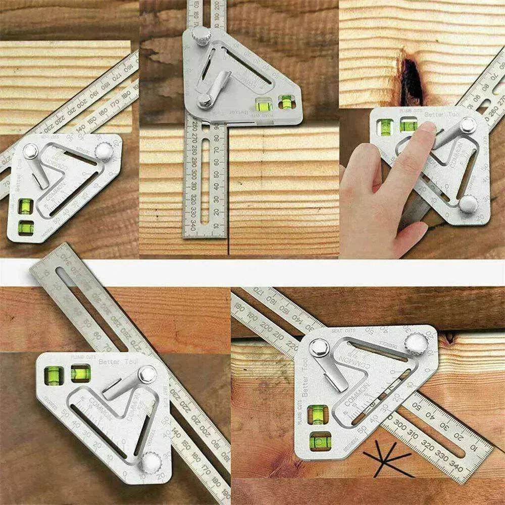 Woodworking Triangle Ruler Angle Measure