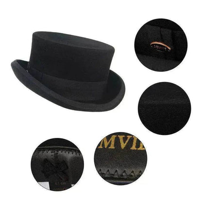 Wool Felt Top With New Cylinder Magician & Formal Hat