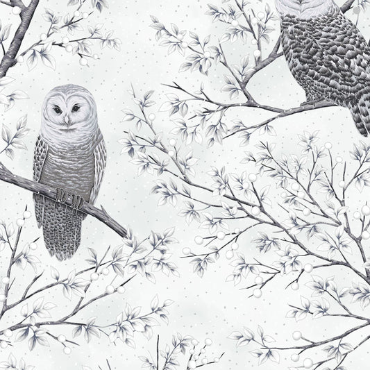 Hoffman - Perche de minuit - Hibou argenté - X7798H-597S
