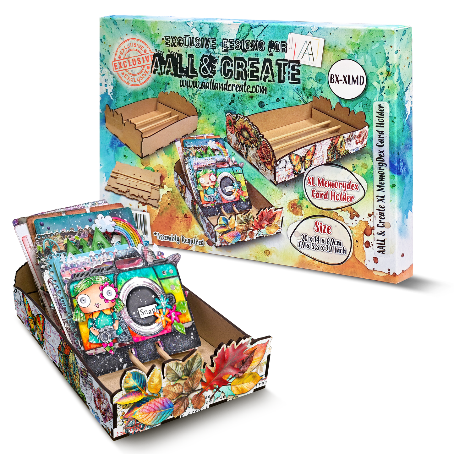 AALL and Create - Boîte de rangement pour fiches MemoryDex XL
