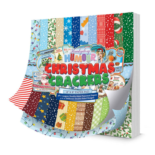 Christmas Crackers 8" x 8" Paper Pad