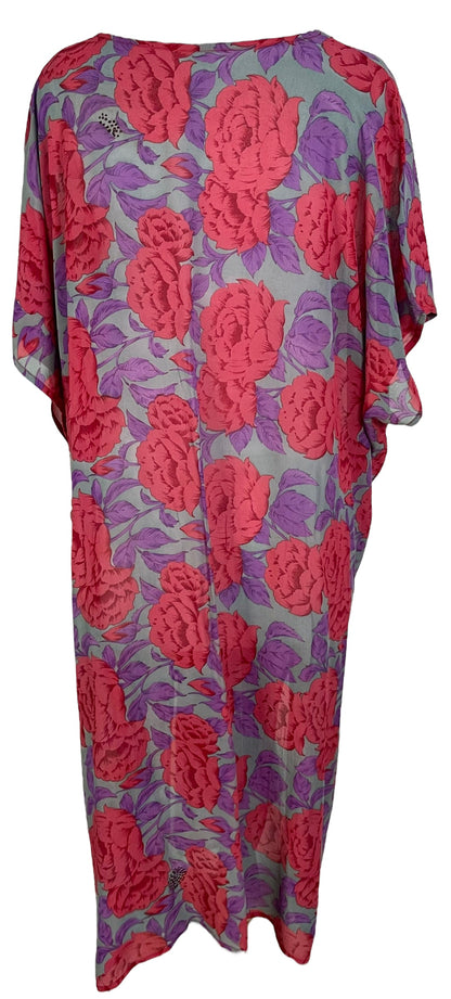 PRG5829 Sheer Avatar Pure Silk Maxi Kaftan