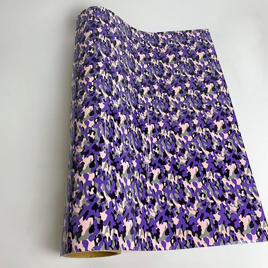 XVinyl HTV Motif camouflage violet