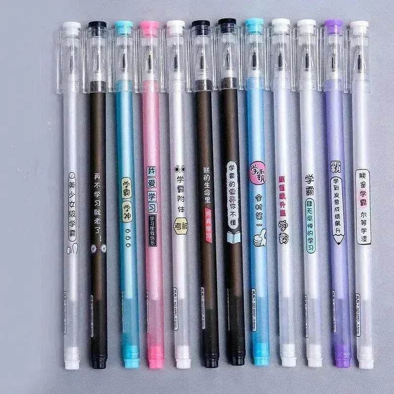 Xueba Pen School Flower School Grass Gel Pen Cute Student