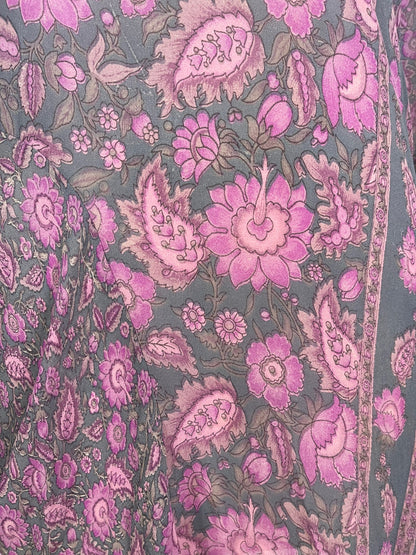 PRG6037 Sheer Avatar Pure Silk Self Pocket Tunic Dress