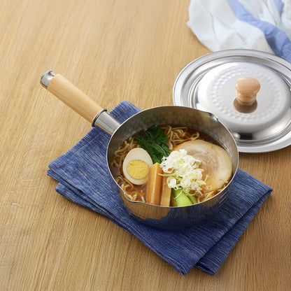 Yoshikawa Yukihira Saucepan 20 cm Stainless Steel  | 2.1L