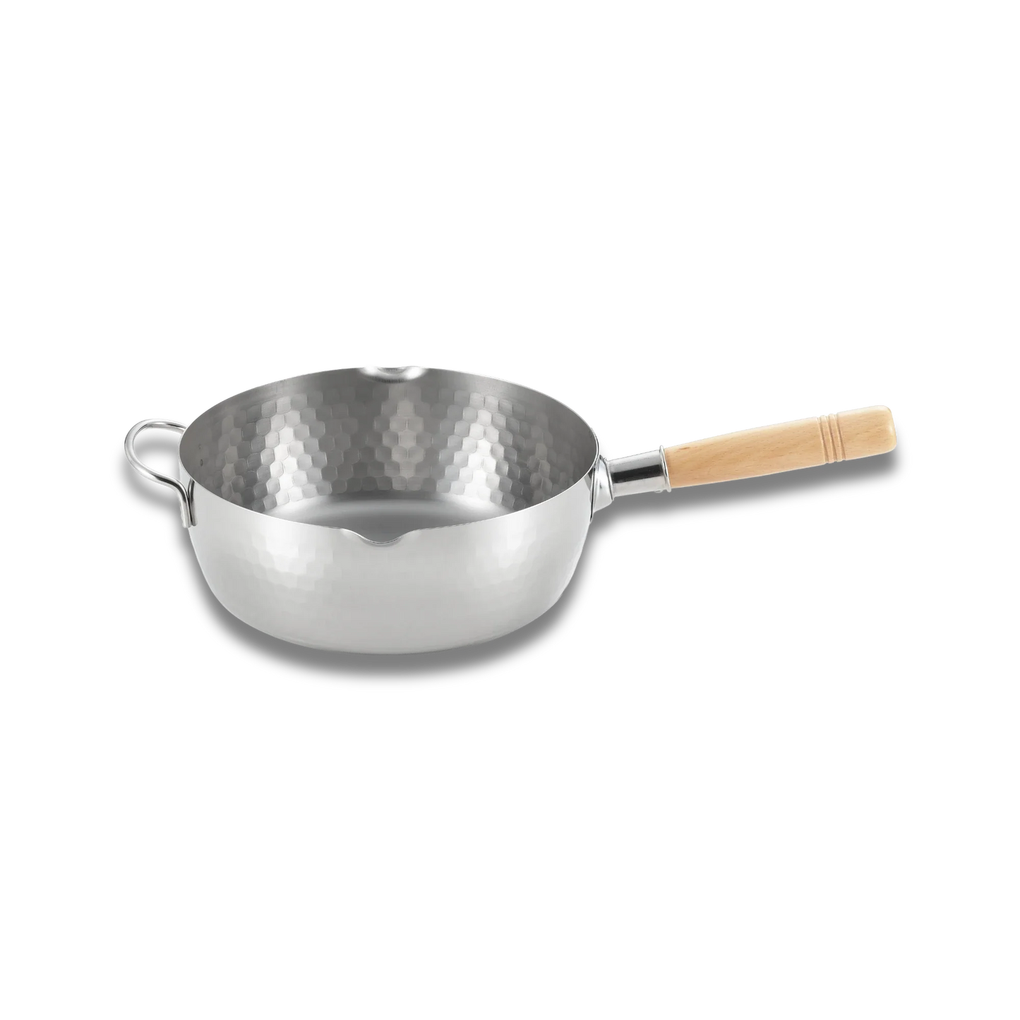Yoshikawa Yukihira Pot 24 cm | 3,6 L en acier inoxydable avec poignée en bois