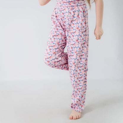Youth Bamboo Wide Leg Pants | Parlour Stripe