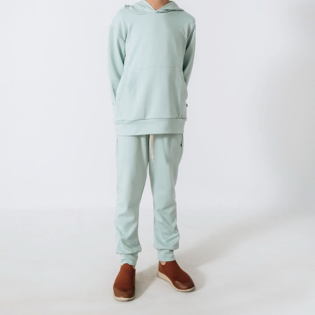 Youth Lightweight Bamboo Joggers | Tangerine Crush