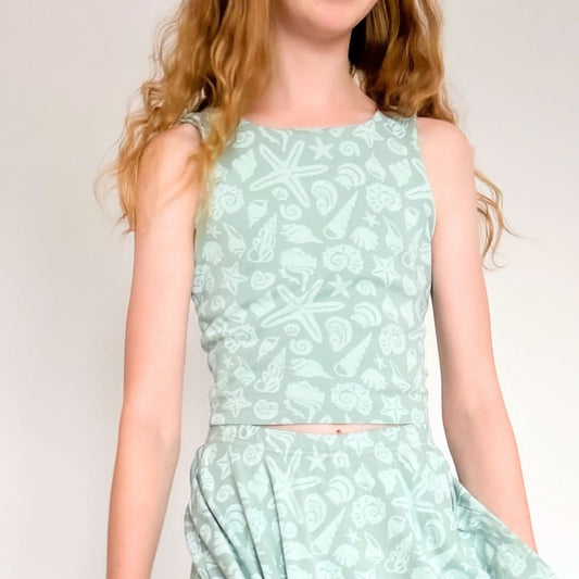 Youth Bamboo Longline Bralette-Style Tank | Coastal Keepsakes