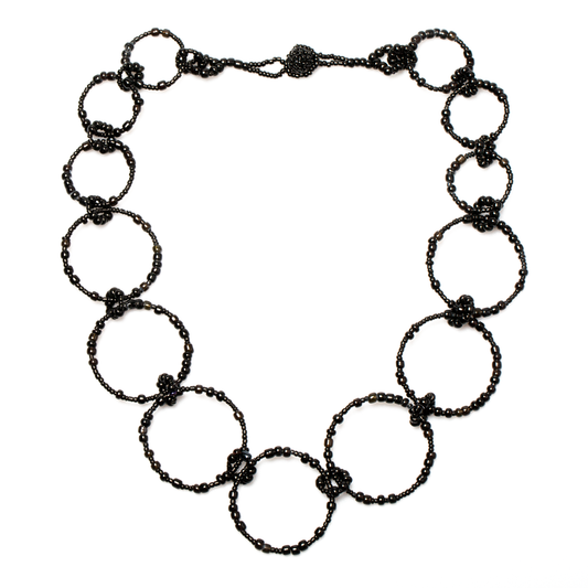 Collier créoles perlées - ZN6201