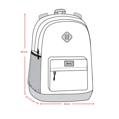Kids Backpack Smiley Face Girl
