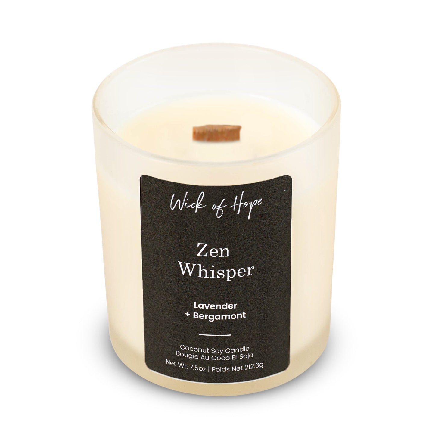 Zen Whisper Candle | Lavender + Bergamot