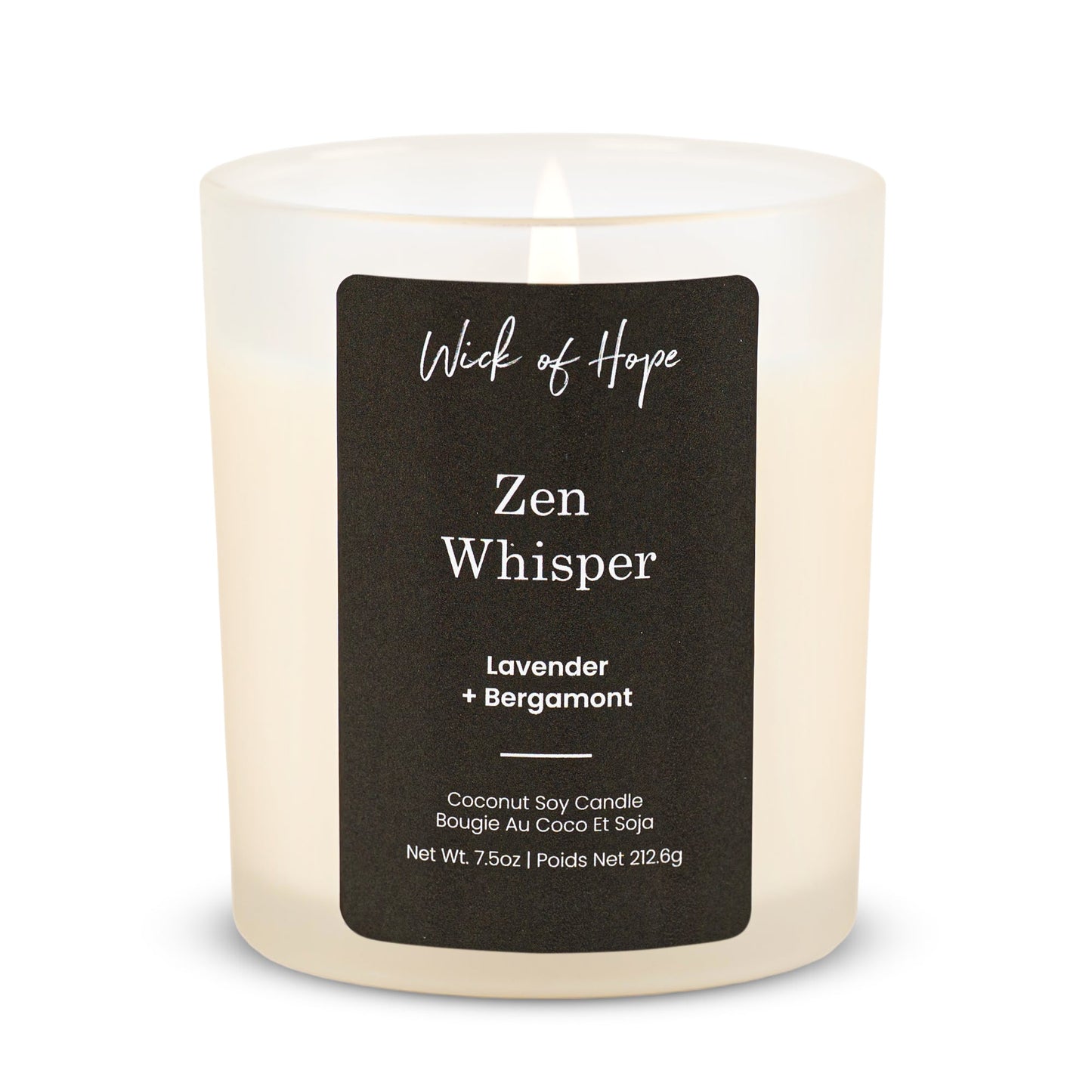 Zen Whisper Candle | Lavender + Bergamot
