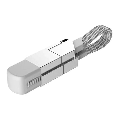 Zinc Alloy Six-in-one Saber-wire Portable Keychain