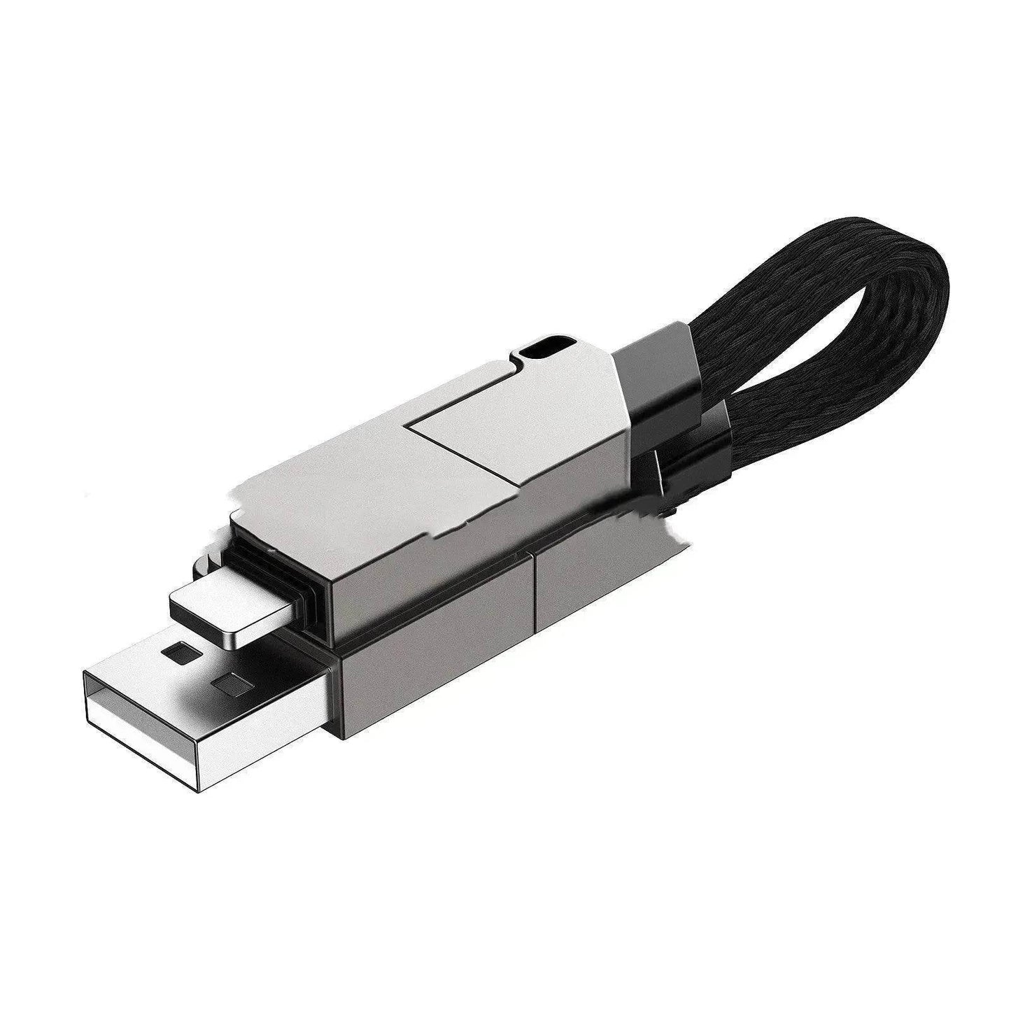Zinc Alloy Six-in-one Saber-wire Portable Keychain