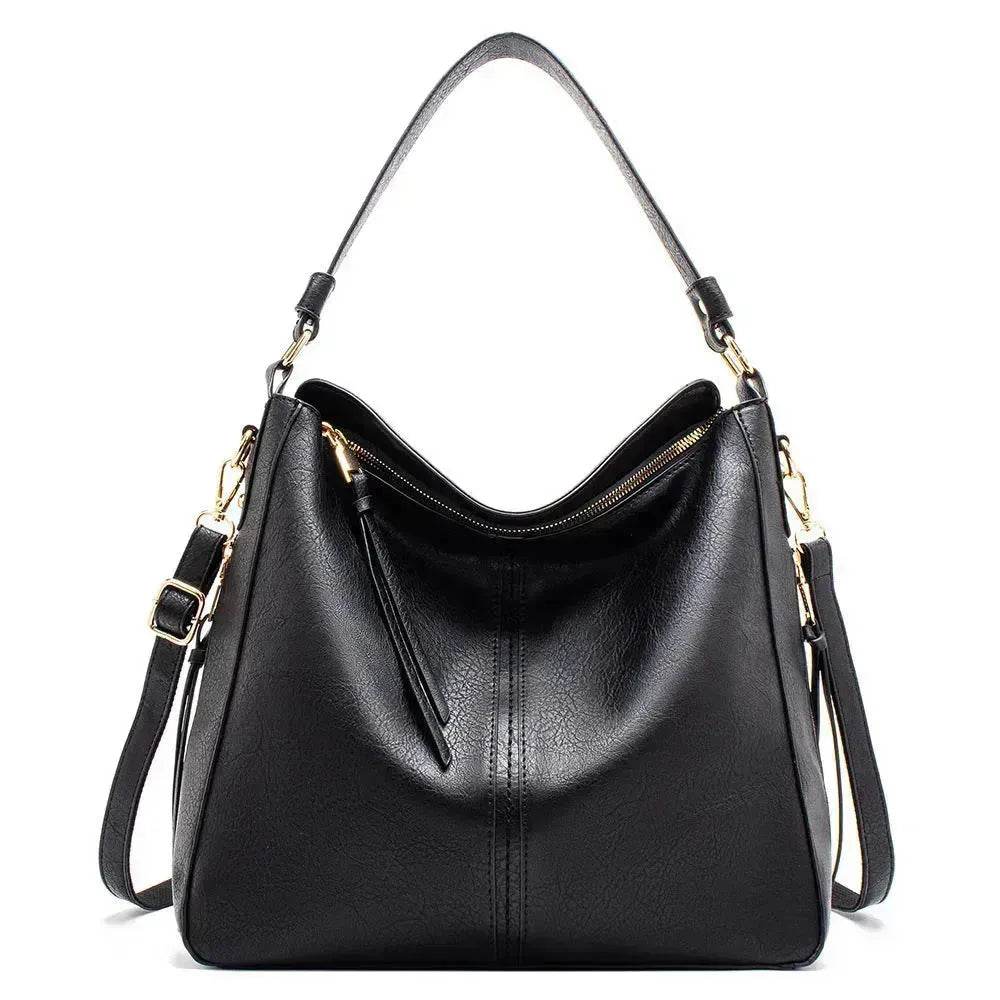 Sacs à main en cuir PU de grande capacité pour femmes, sac à bandoulière tendance pour le travail, sac de courses