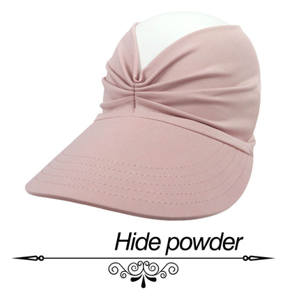 Summer Beach Visor Sun Hat for women Cross-border Spring Open Top UV protection Visor Hat