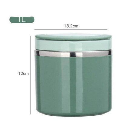 Portable Minimalist Stainless Steel Thermal Insulated Lunch Container