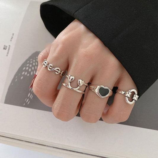 Bague Cœur Dollar Visage Souriant