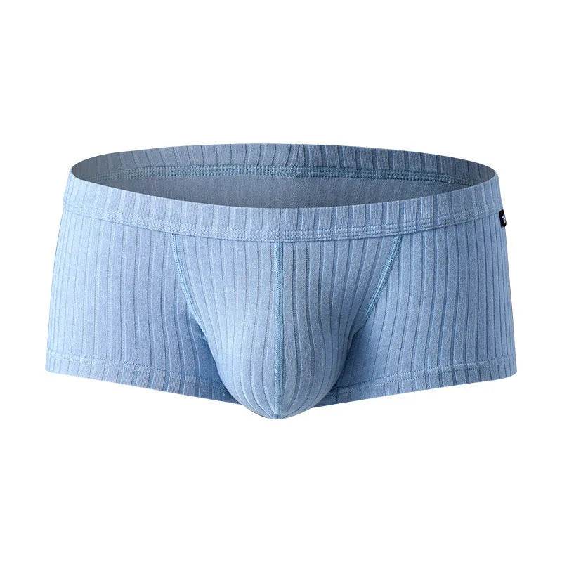 Otopx Men's Low Waist Boxer Briefs with Pouch Breathable Underwear