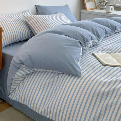 Pure Cotton Class A Four-piece Quilt Cover Household Pure Cotton Bed Sheet Duvet Cover