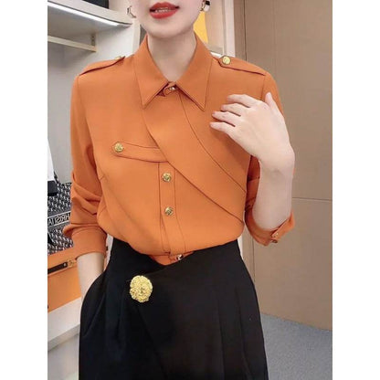 Luxury Professional Business Cooperate Office blouse shirt  for women