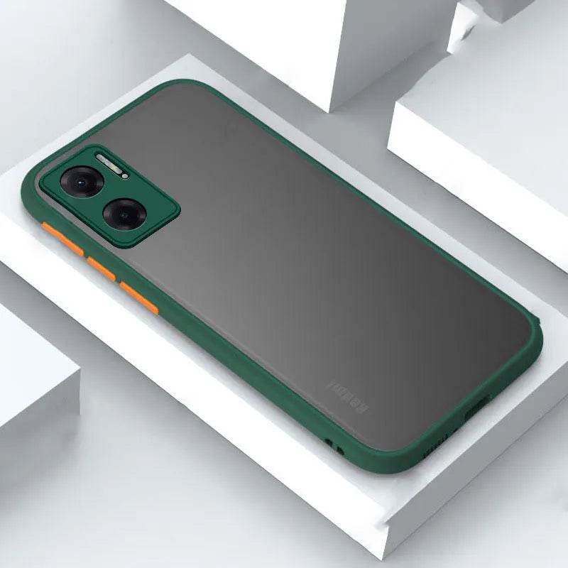 Coque de téléphone givrée, transparente et unie