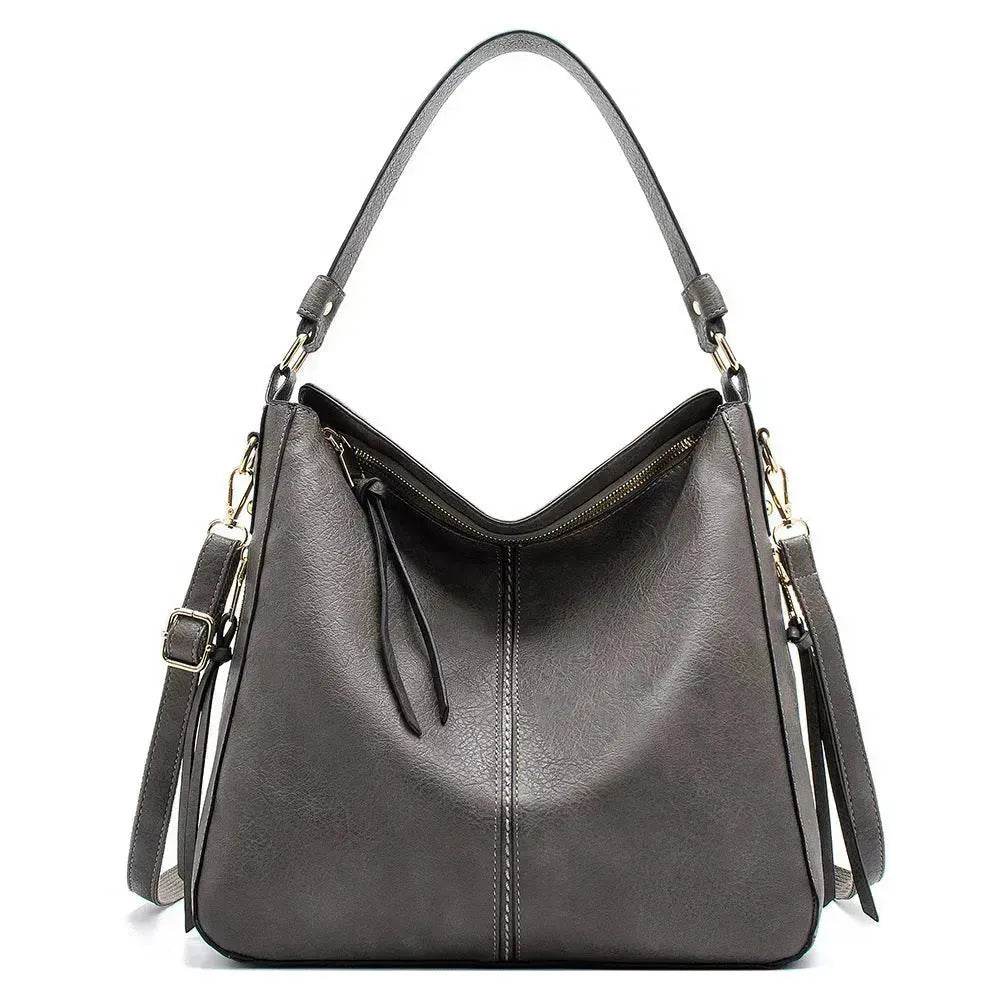 Sacs à main en cuir PU de grande capacité pour femmes, sac à bandoulière tendance pour le travail, sac de courses