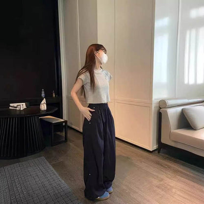 Casual Fashion Oversized Baggy Workwear Pant for women