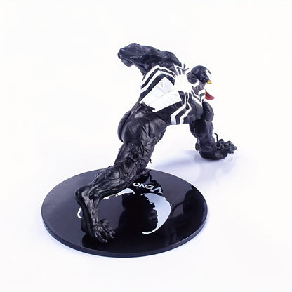 1pc Disney Venom and Carnage Action Figure - Officially Licensed Collectible with Intricately Detailed Design, High-Quality PVC Material, and Action-Packed Dynamic Crouching Pose - Perfect for Bedroom Desk or Shelf Decor