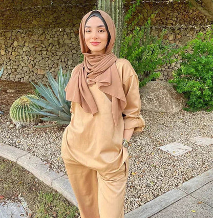 Arab2 piece set  Middle East Dubai Two Pant Suit ArabCo ord  2 piece set