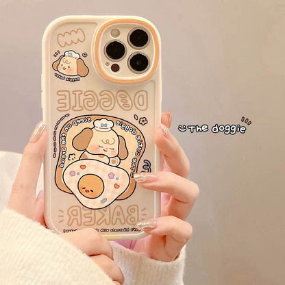 TPU Frosted Silicone Cartoon iphone Case