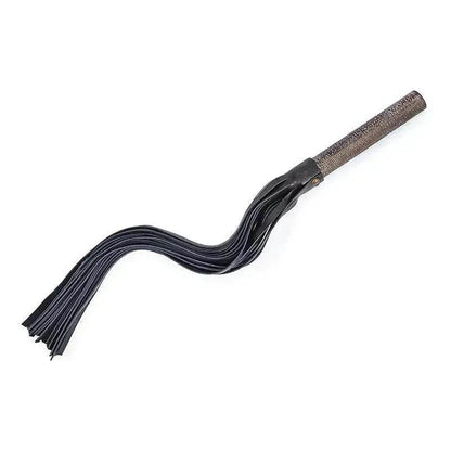 Hot BDSM Spanking Flogger Whip Genuine Leather Archaize Wooden Handle BDSM Spanking Paddles