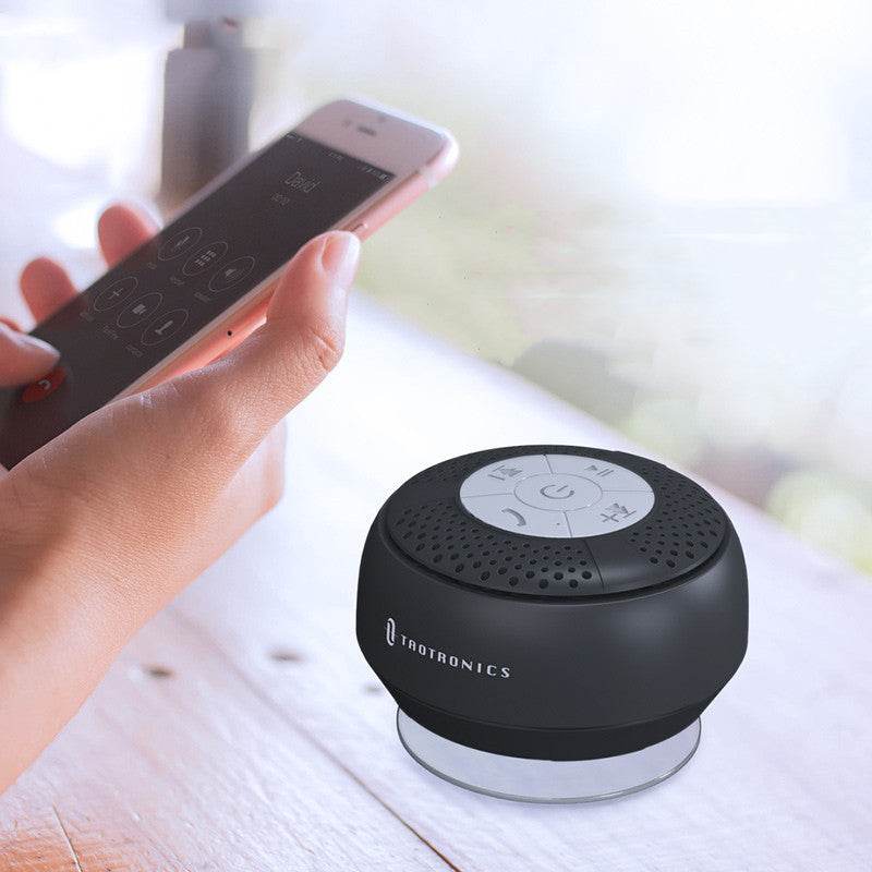 Portable Suction Subwoofer Stereo Waterproof Bluetooth Speaker