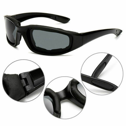 Lunettes de soleil de cyclisme Chopper, lunettes de sport d'extérieur pour hommes, protection UV400 enveloppante pour la pêche, lunettes de conduite, lentille grise coupe-vent, lot de 3
