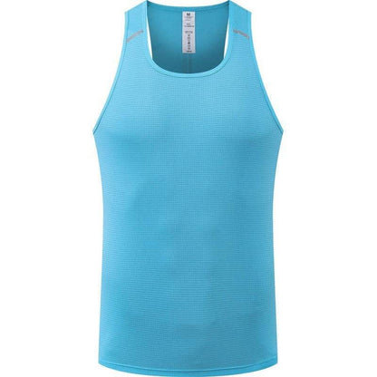 Sleeveless Quick Drying Marathon Sports Workout Gym Tank Top for Men