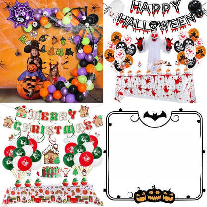 Halloween Party Decoration Balloon Combo Skull Pumpkin