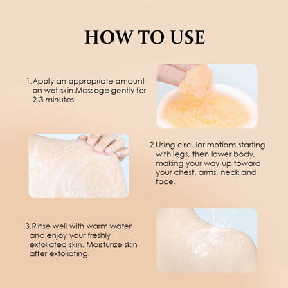 Skin Brightening and Exfoliating Turmeric Vitamin C Body Scrub
