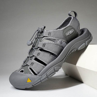 Men's Thick Bottom Toe Cap Beach Upstream Plus Size Outdoor Casual Shoes