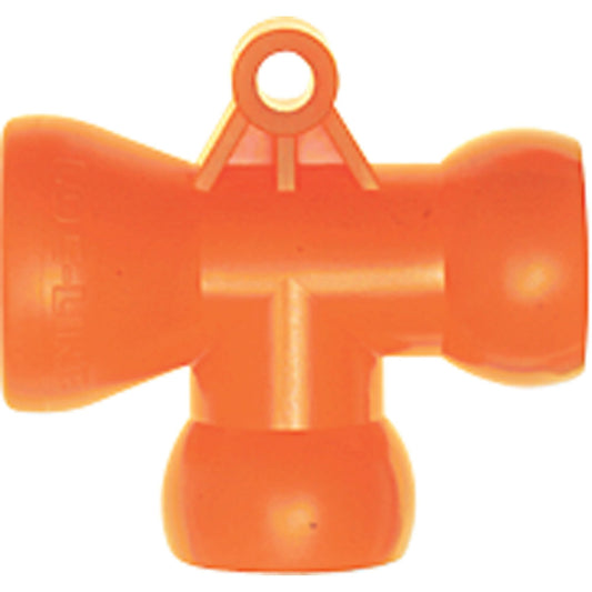 T-Fittings, 1-89/100" L x 1-89/100" W x 1-149/200" H